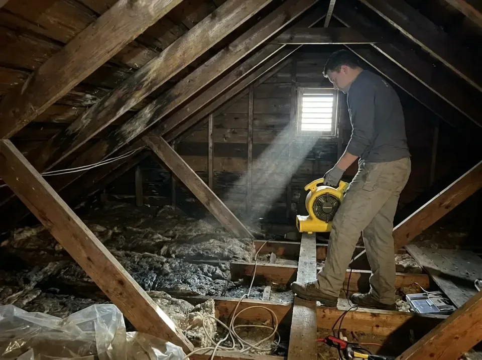 attic-water-damage-drying-proc-007 — frequently asked questions, Emergency Water Extraction & 24/7 Flood Response in Pinevil…